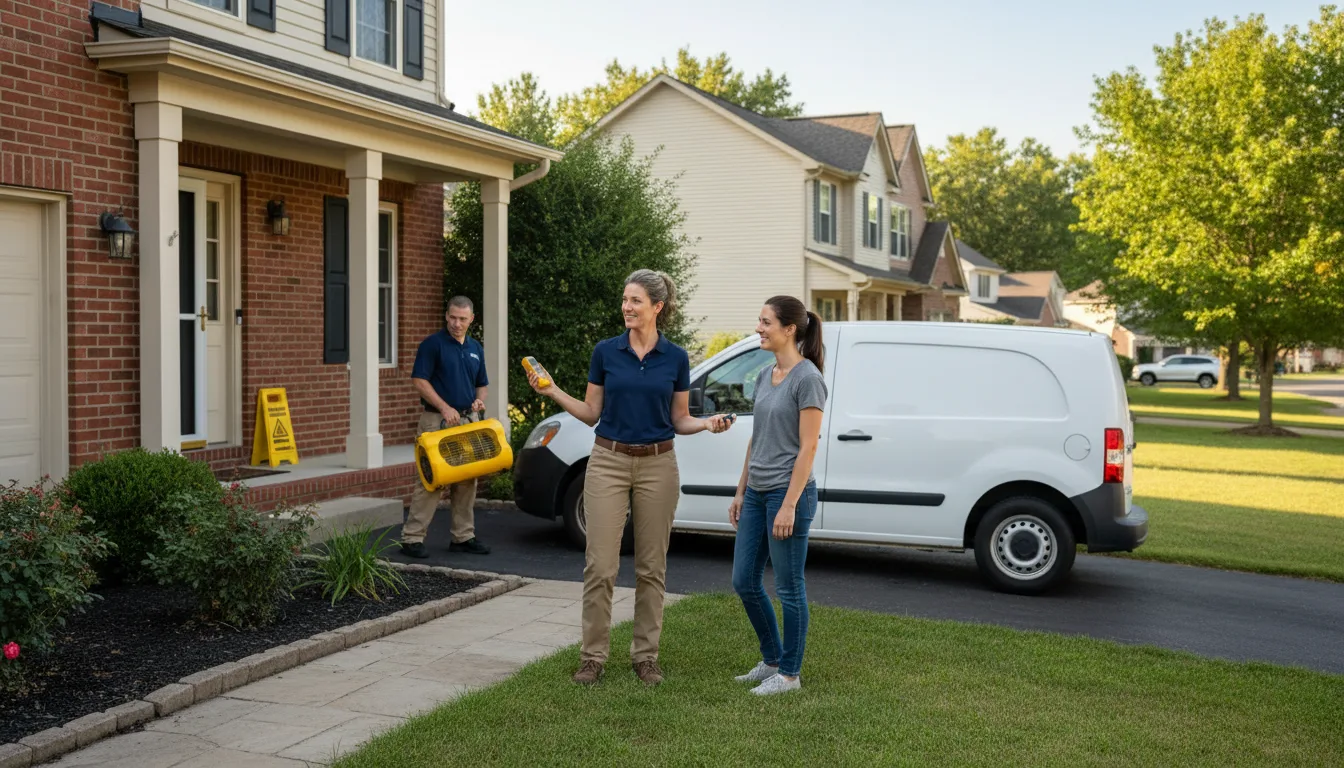 Residential water damage restoration in Weippe, ID